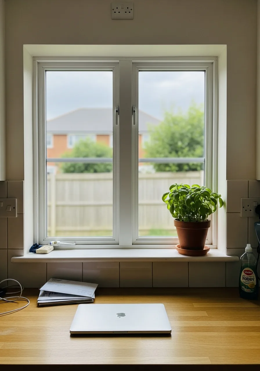 32. Window Above Counter Workspace