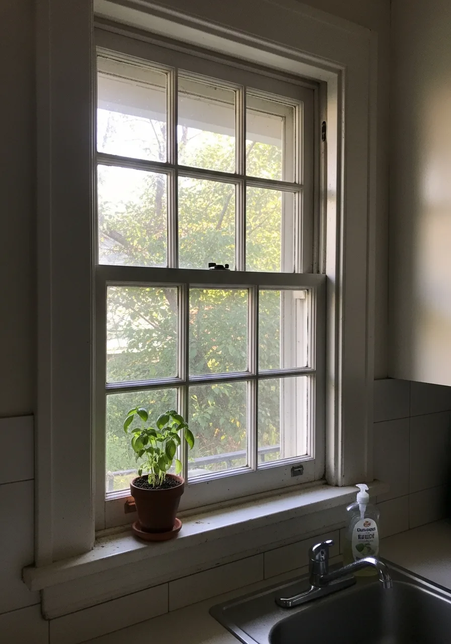 33. Vintage Style Window Frame