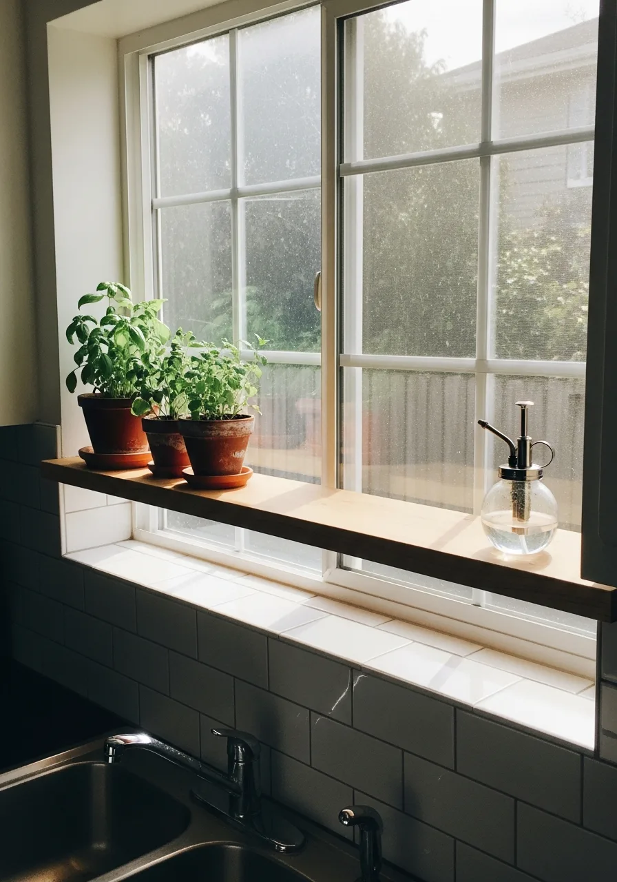 34. Window With Floating Ledge