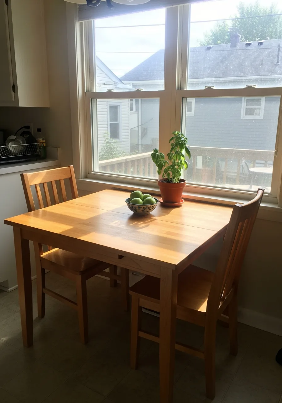 35. Kitchen Window Dining Spot