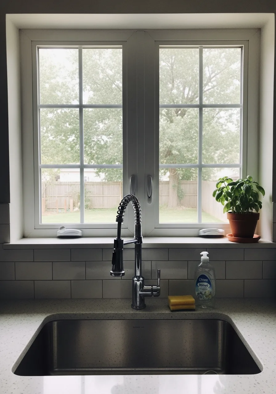 5. Window Over Sink Feature