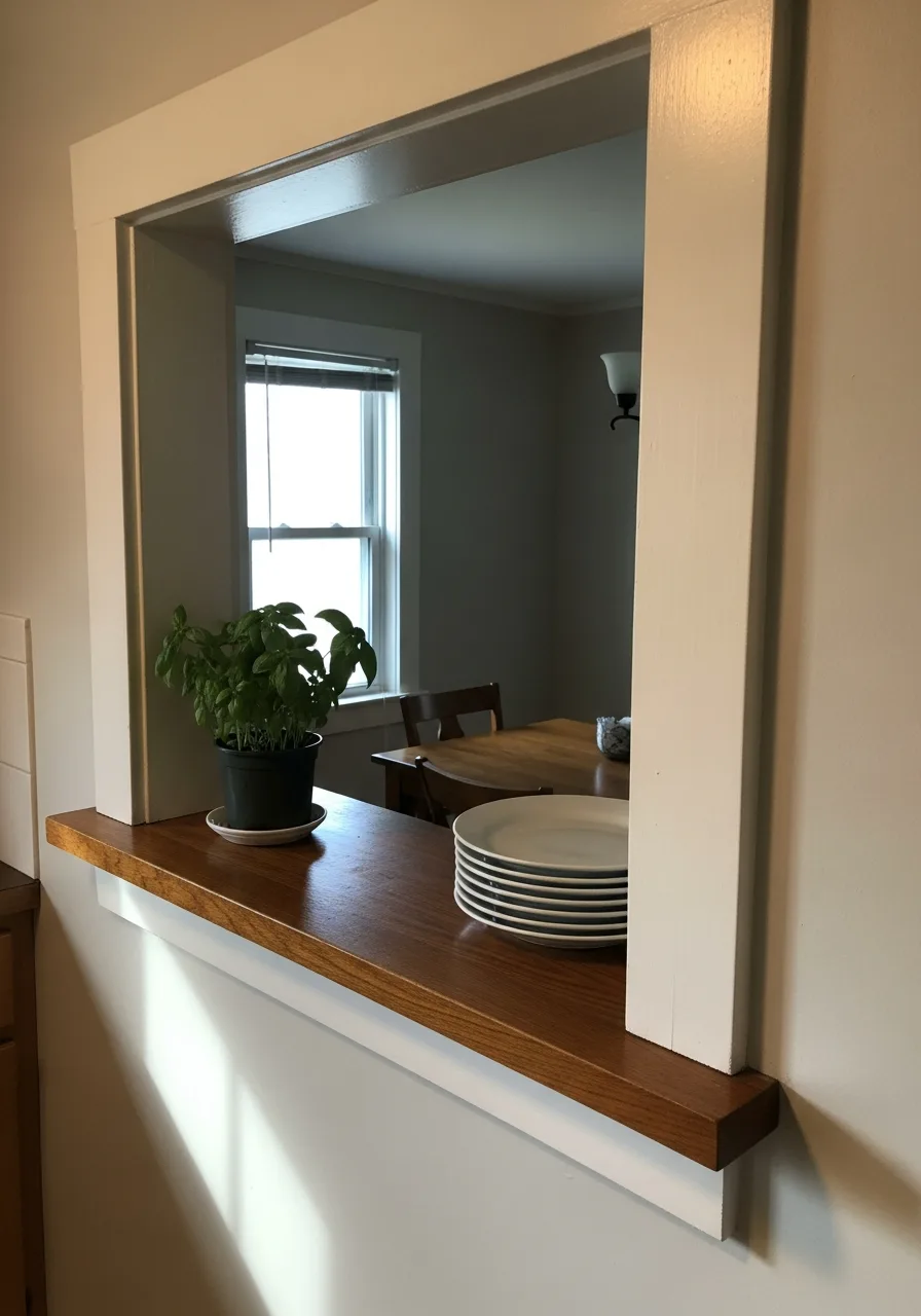 6. Pass-Through Kitchen Window