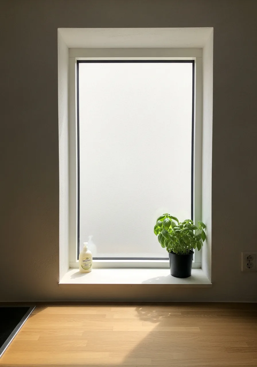 7. Minimalist Frameless Window