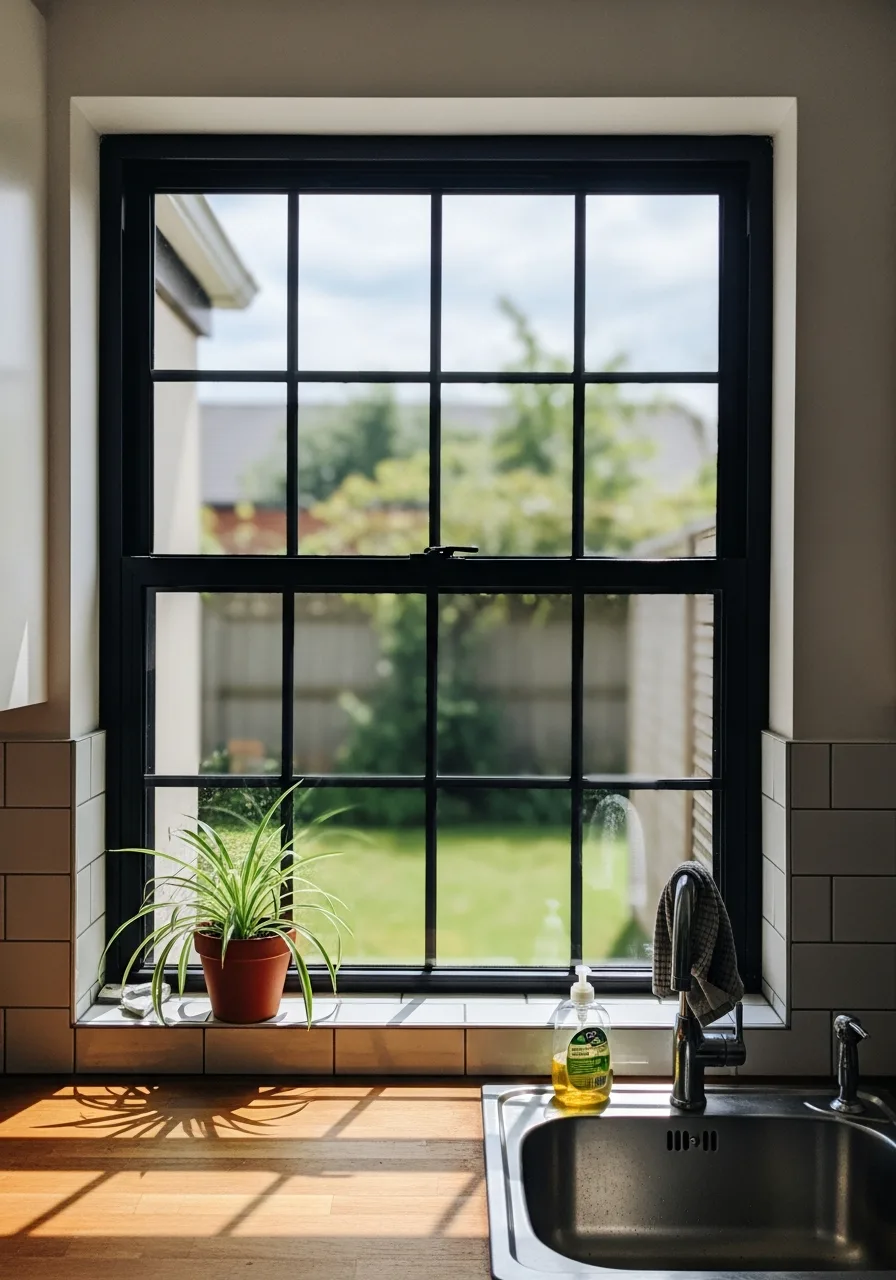 8. Black Frame Statement Window