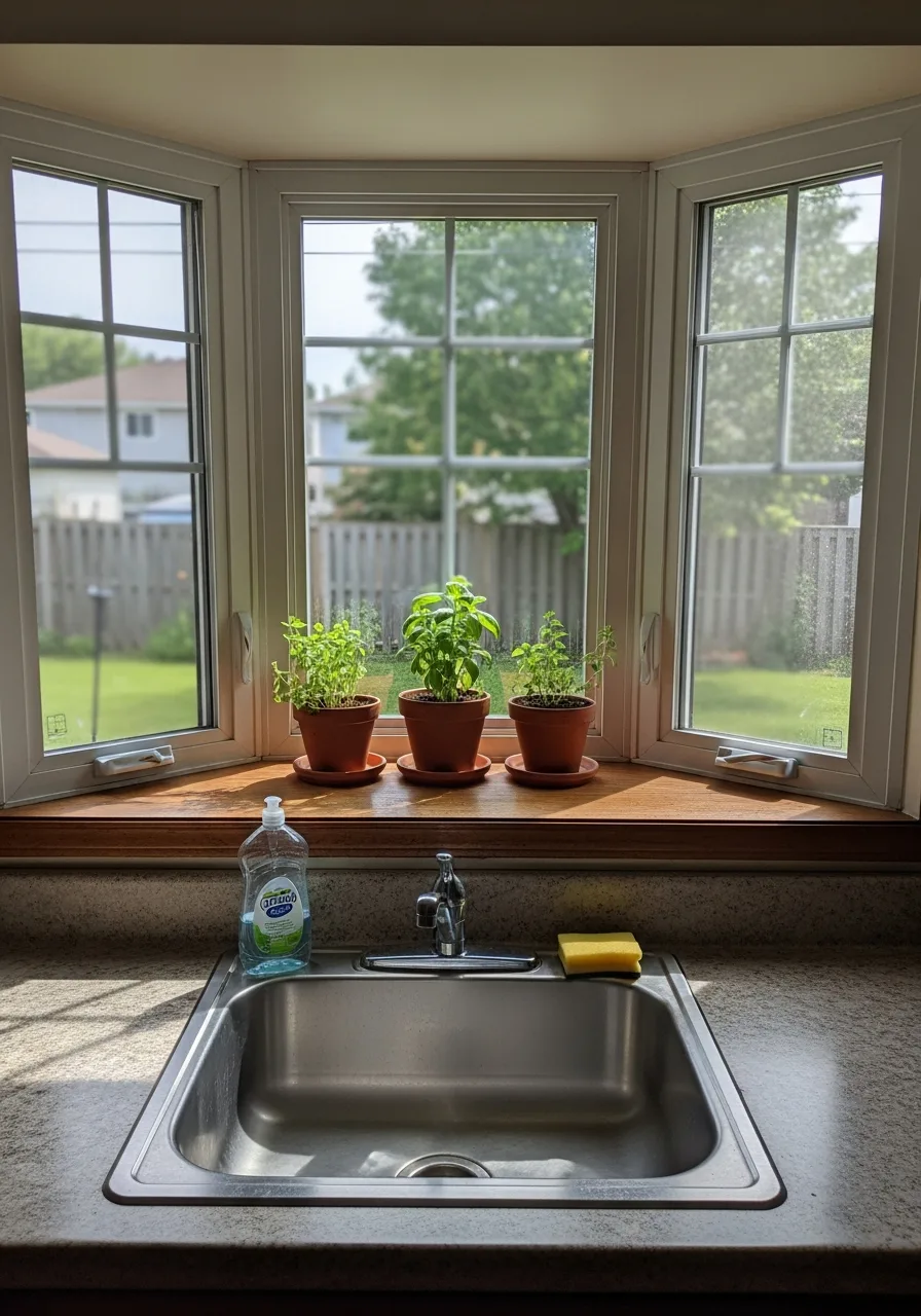 9. Bay Window in Kitchen