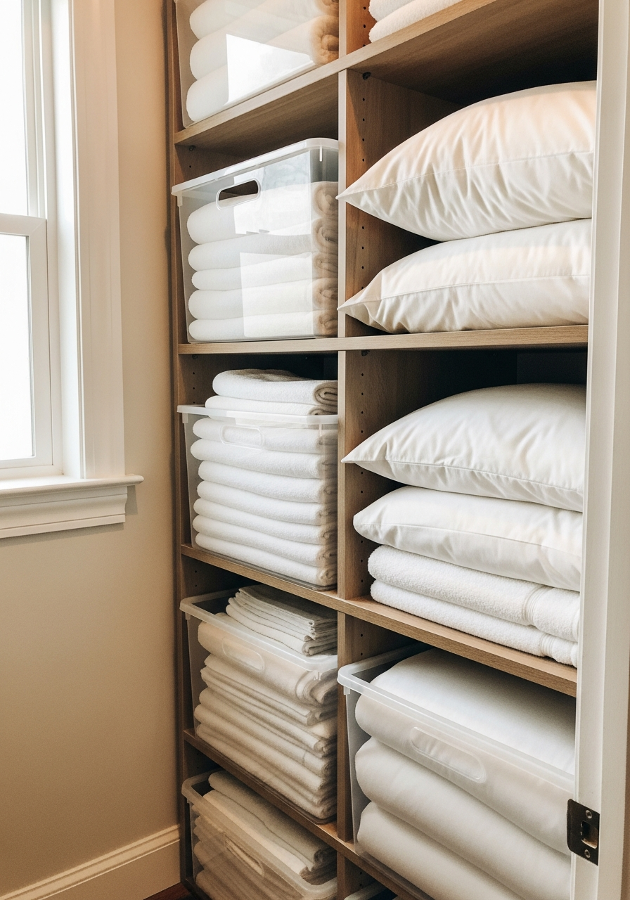 30. Use Stackable Storage Bins