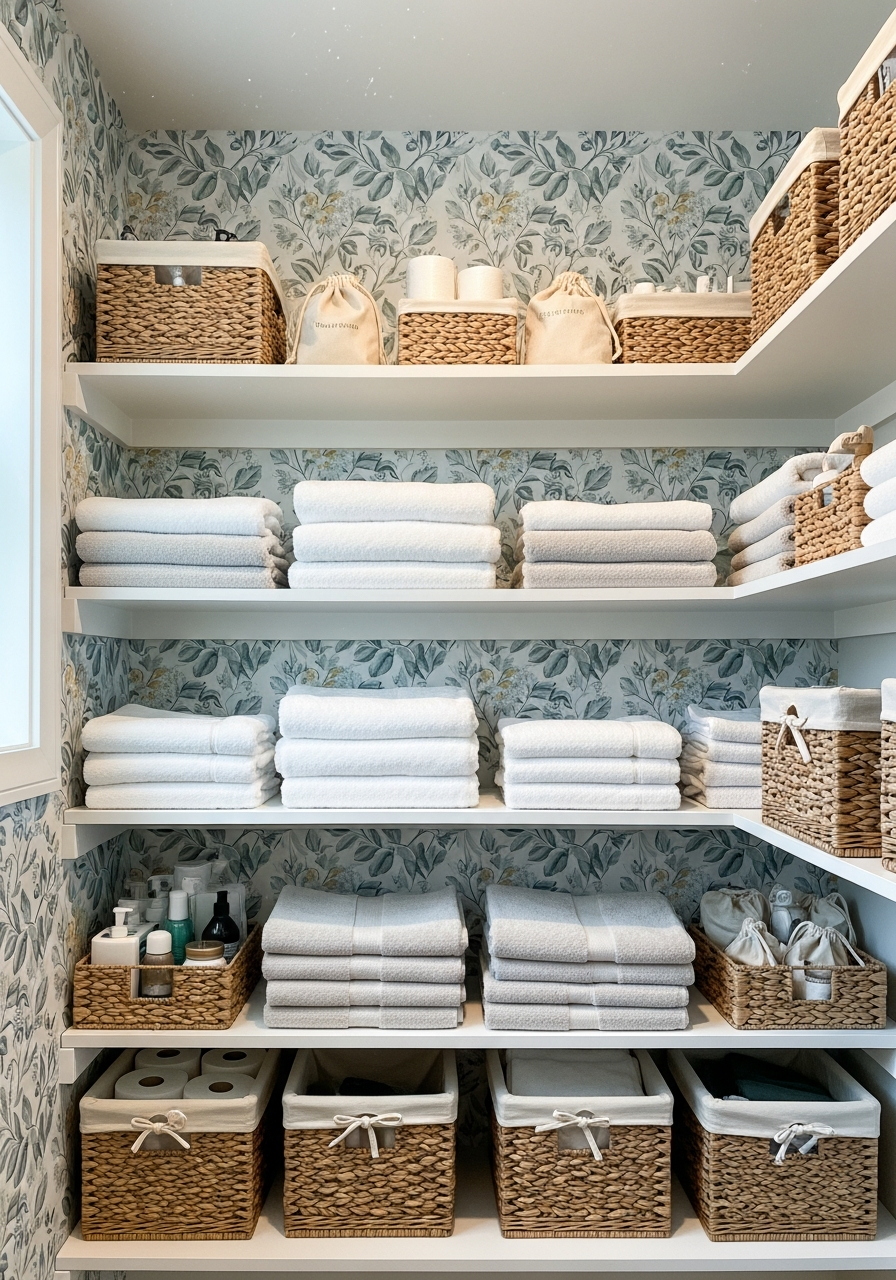 34. Add Decorative Wallpaper