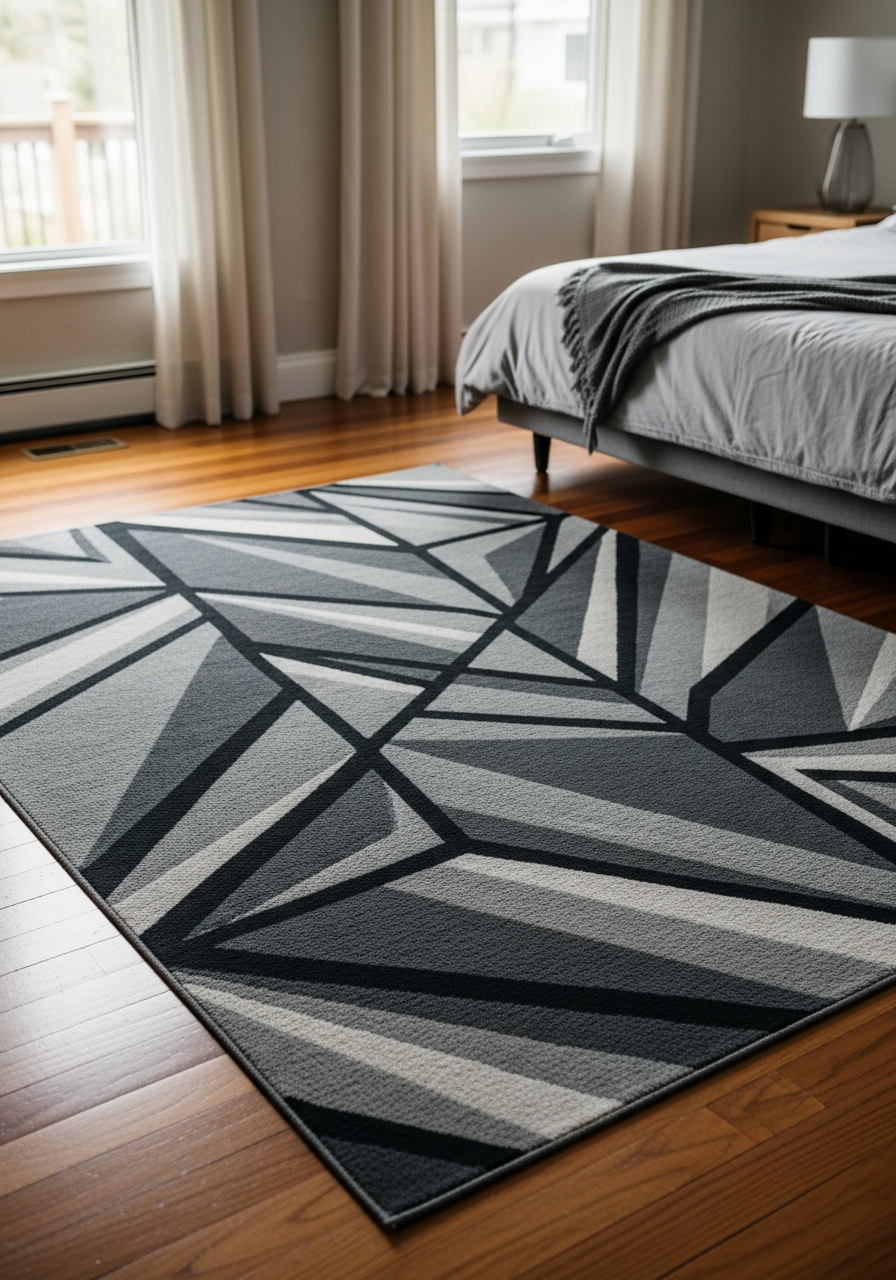 14. Geometric Pattern Rugs