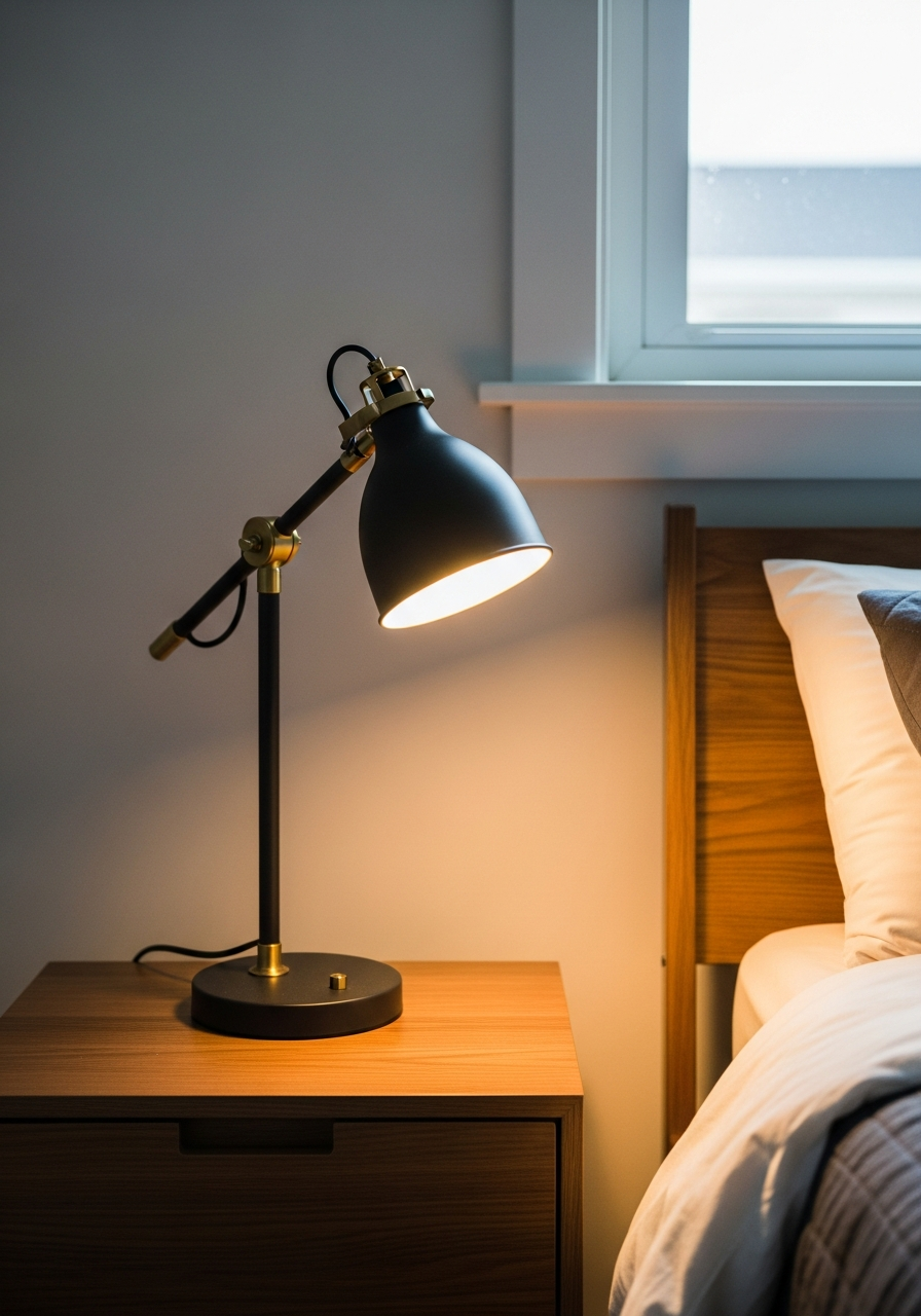 19. Metallic Table Lamps