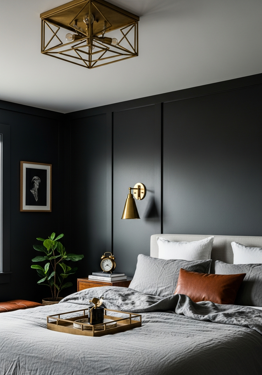 35. Brass Light Fixtures