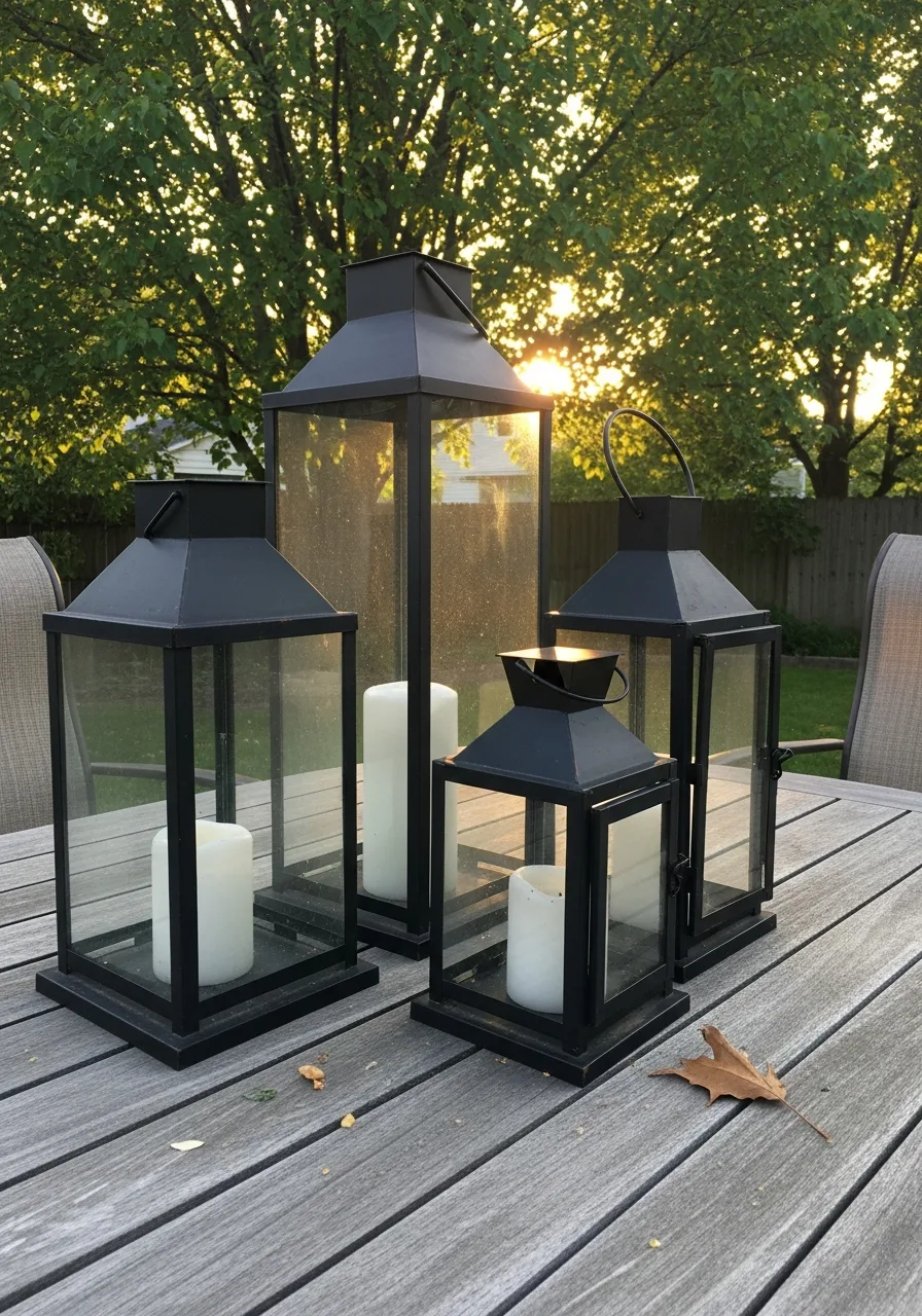 11. Lantern Centerpieces