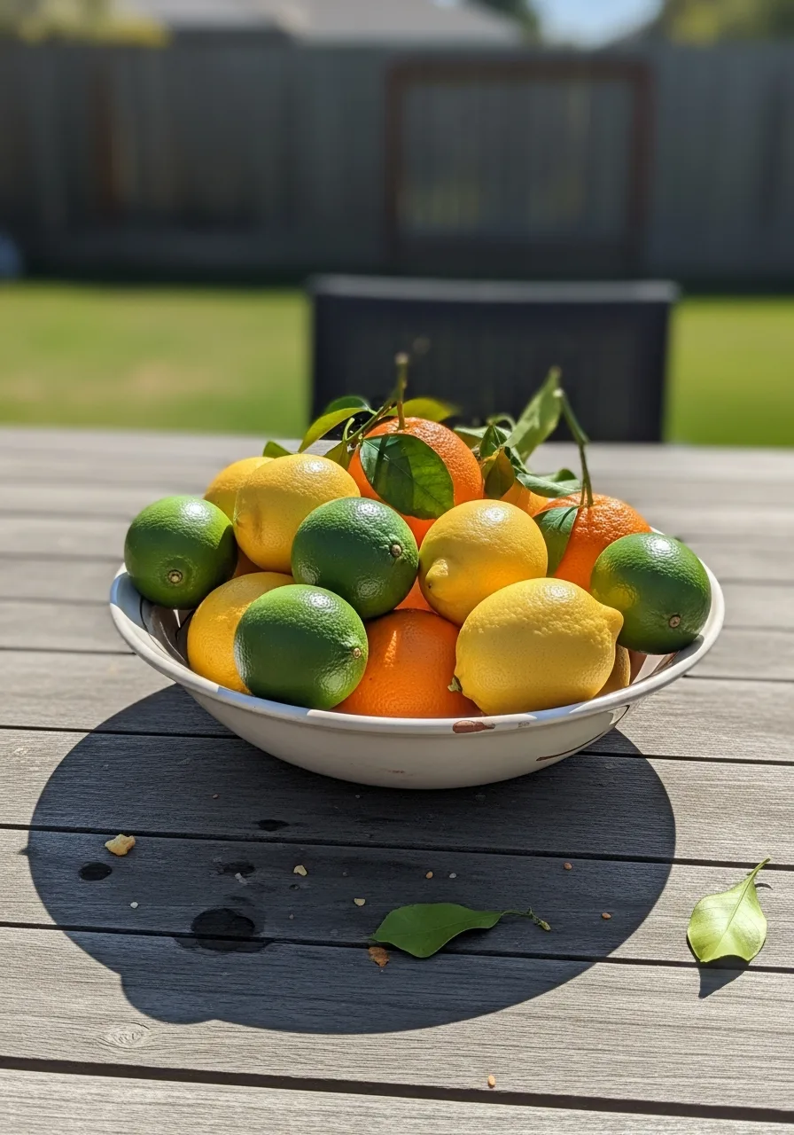 15. Citrus Bowl Centerpiece