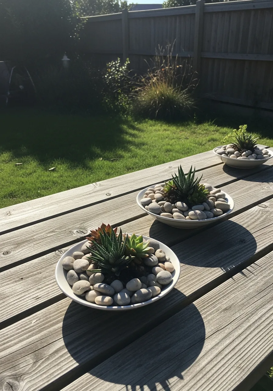 2. Low-Profile Centerpieces