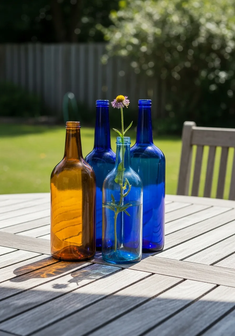 26. Glass Bottle Decor