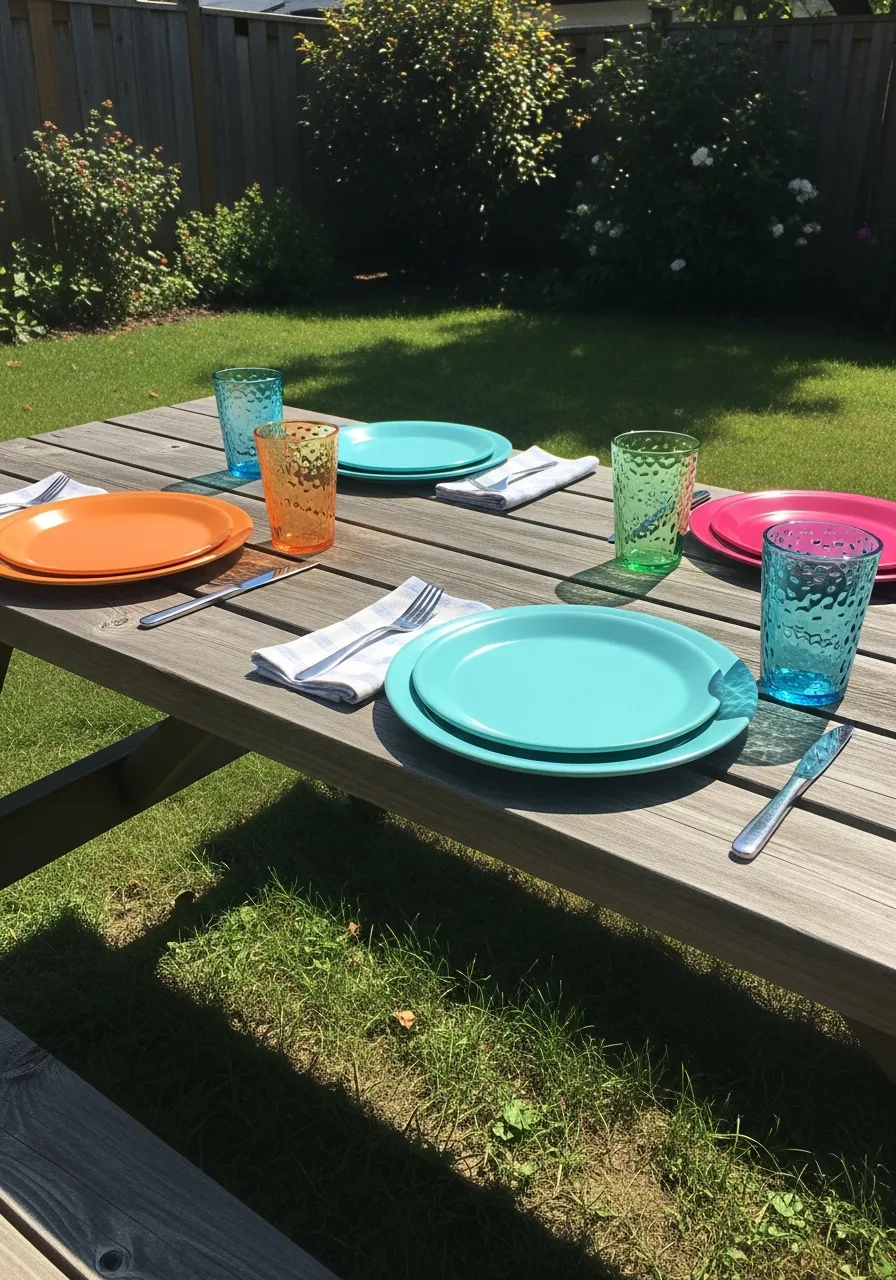 41. Outdoor-Friendly Tableware
