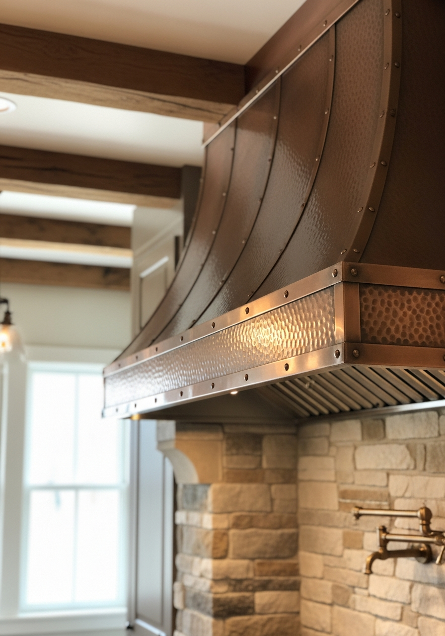 10. Copper Range Hood