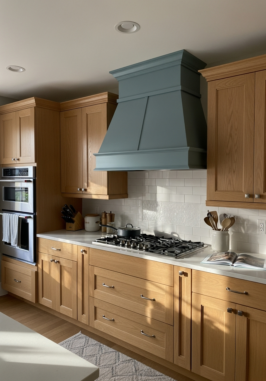 12. Two-Tone Range Hood