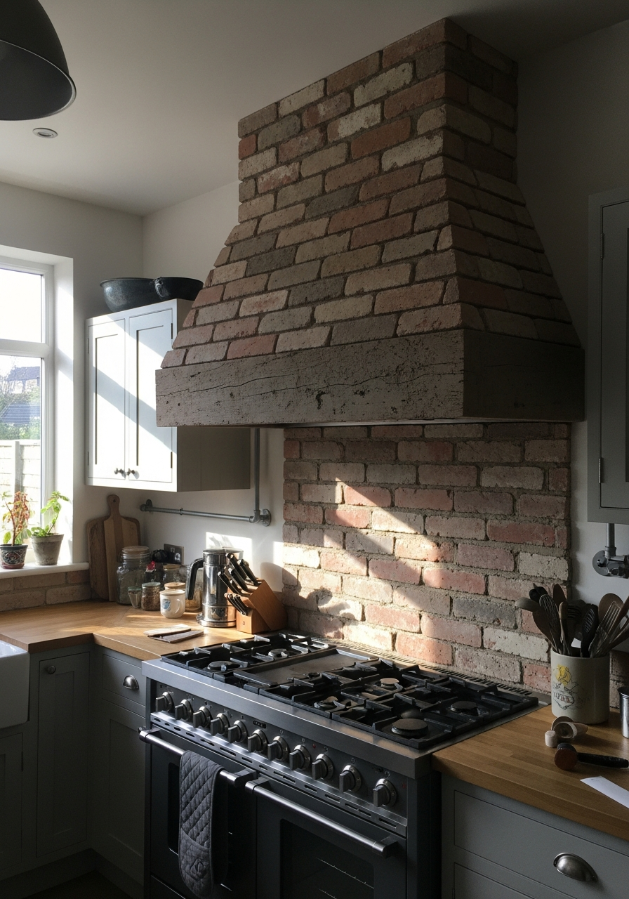 15. Brick Accent Hood