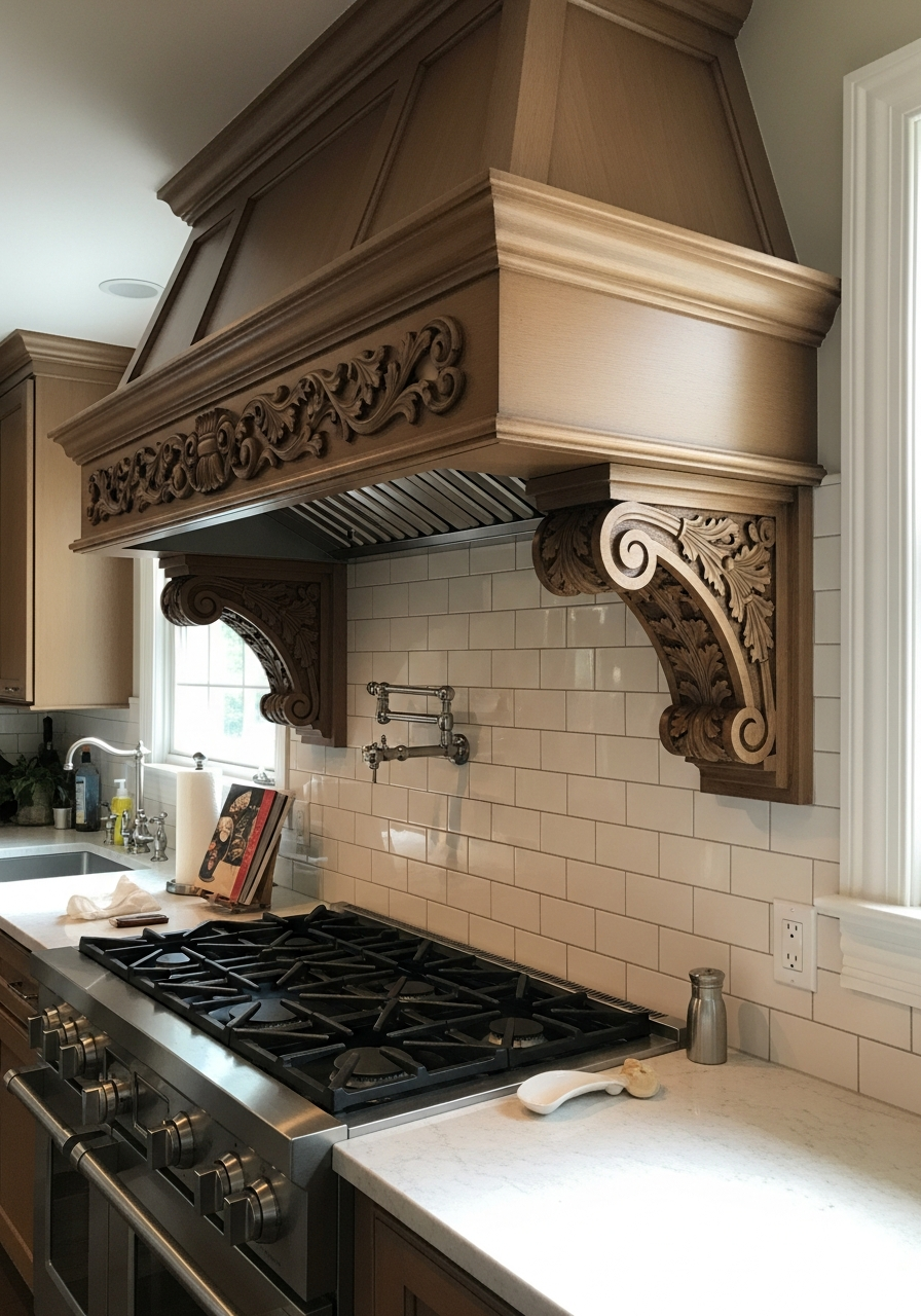 18. Hood with Corbels