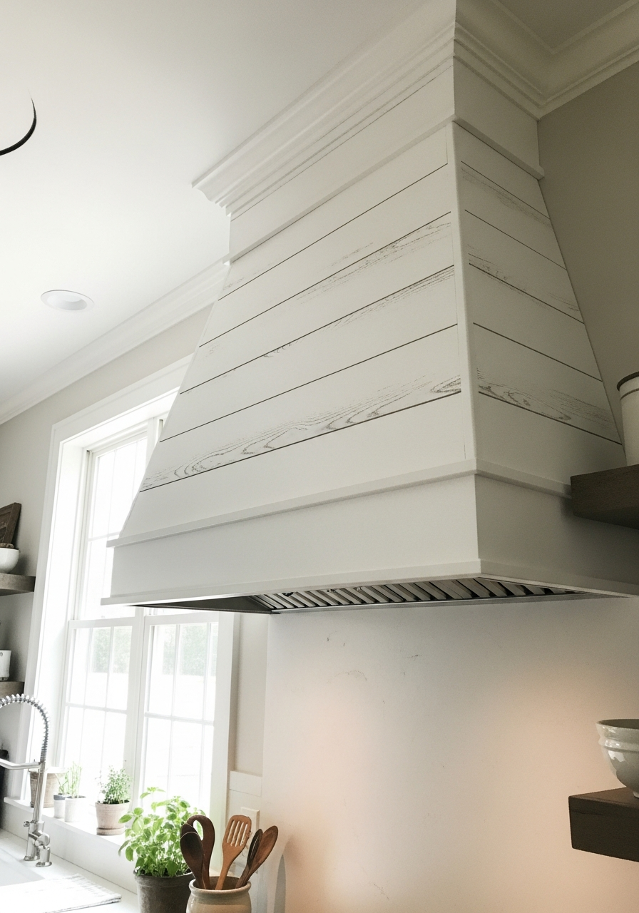 3. Shiplap Range Hood