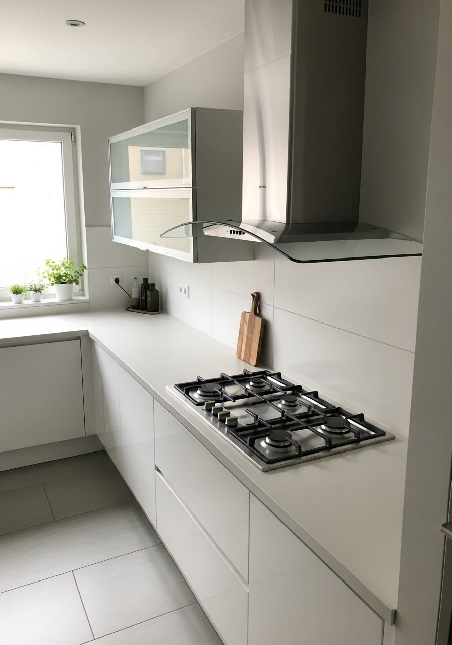 34. Glass and Steel Hood