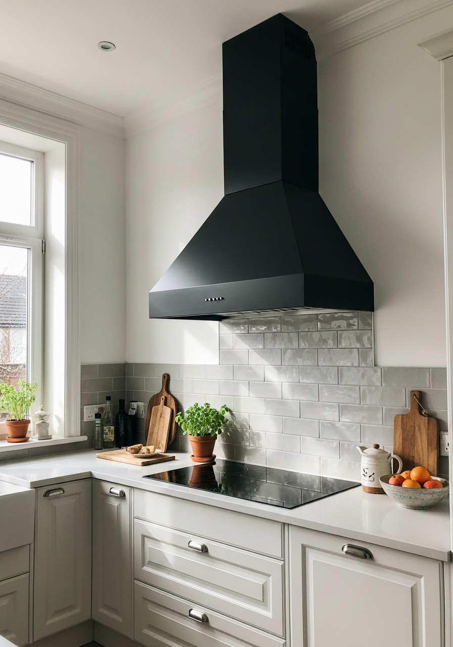 5. Matte Black Statement Hood