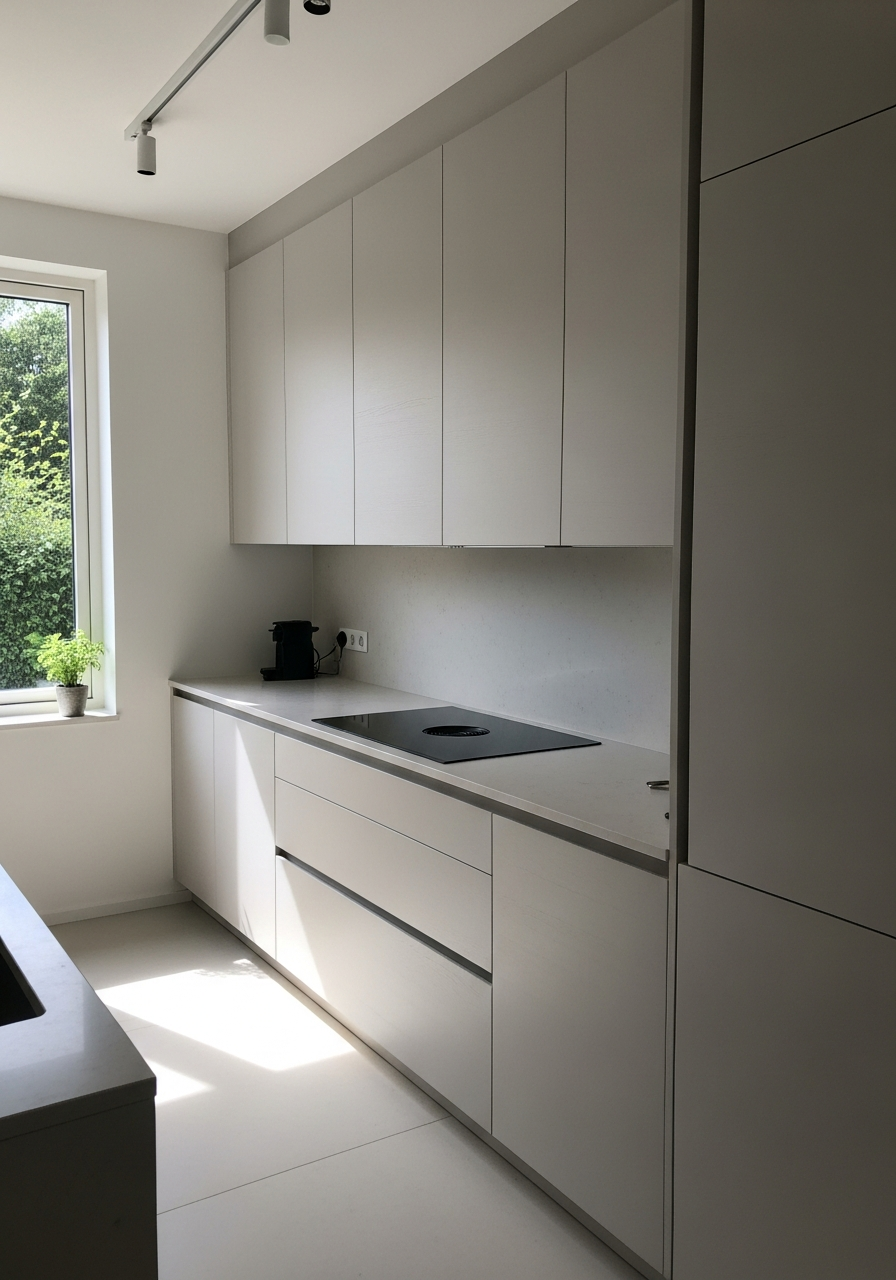 7. Hidden Cabinet Range Hood