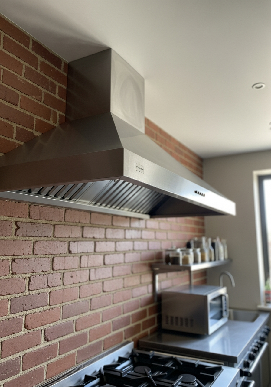 21. Industrial Metal Vent Hood