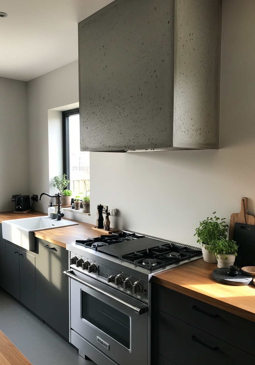 22. Concrete Style Vent Hood