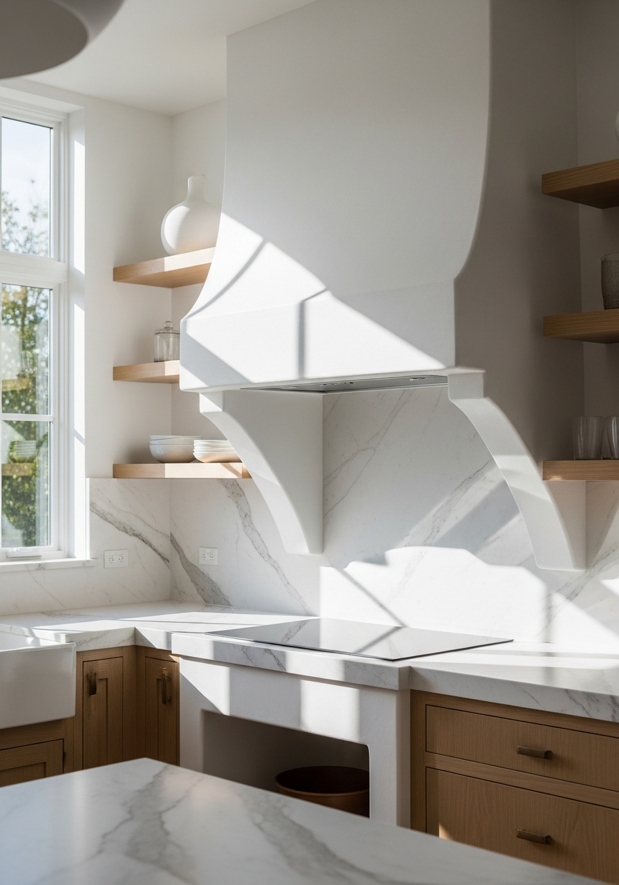 4. Plaster Range Hood