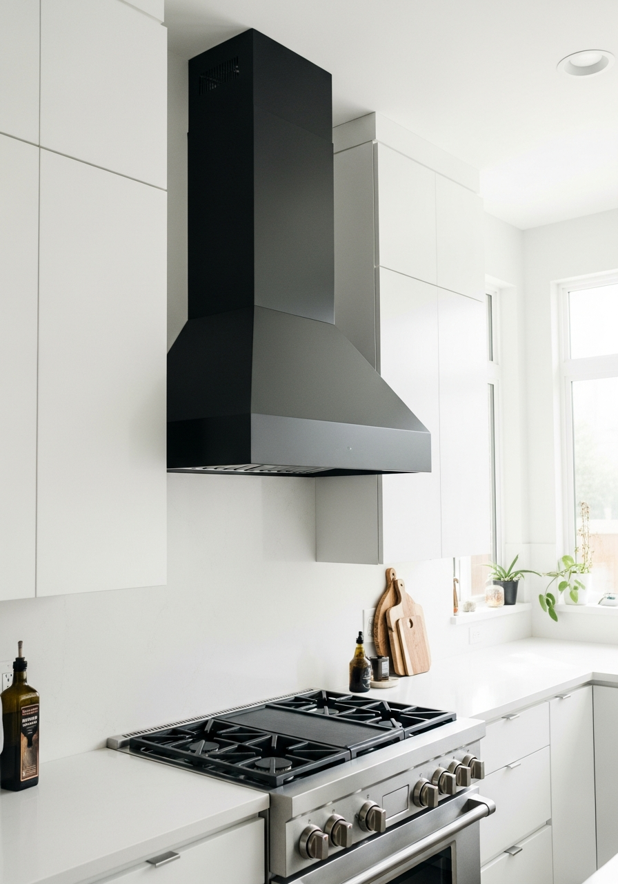 5. Matte Black Statement Hood