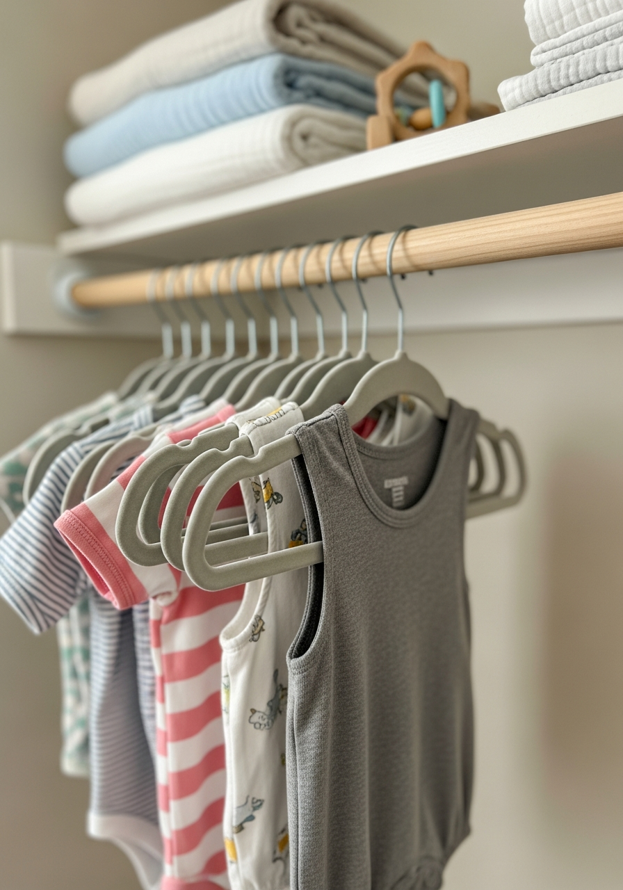 12. Small Velvet Baby Hangers