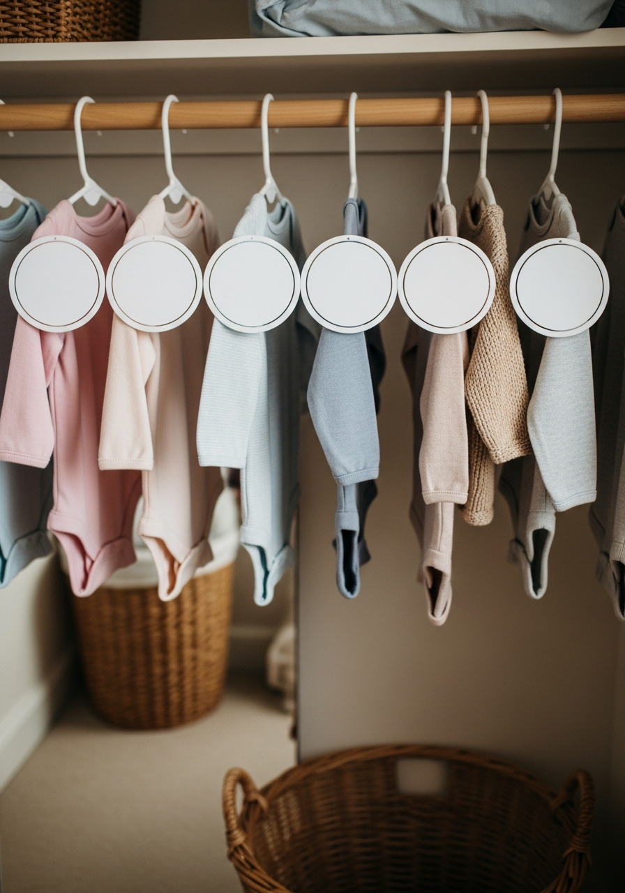 2. Baby Size Closet Dividers