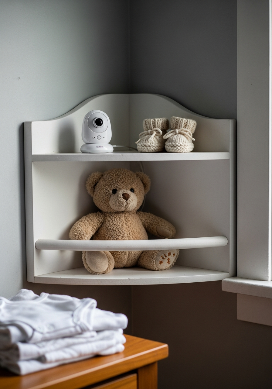 21. Tiered Corner Shelf