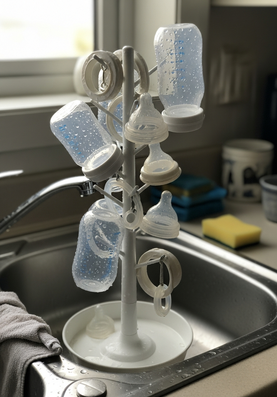25. Baby Bottle Drying Rack