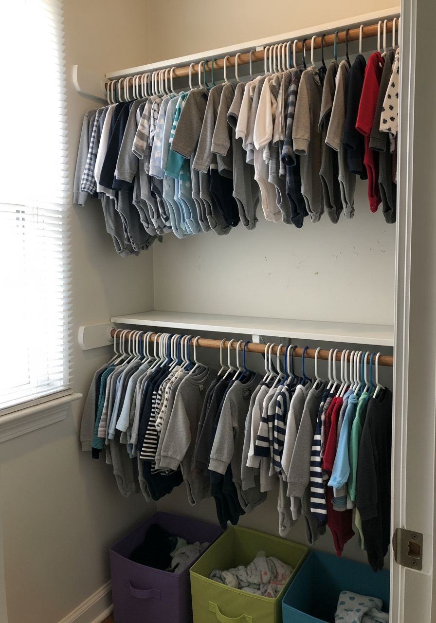37. Second Nursery Closet Rod