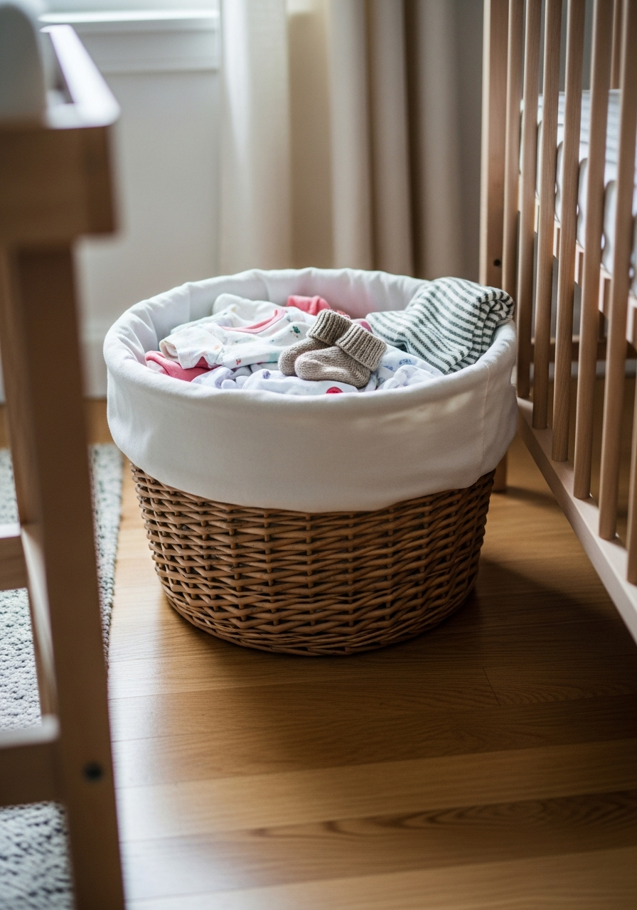 40. Laundry Hamper with Liner