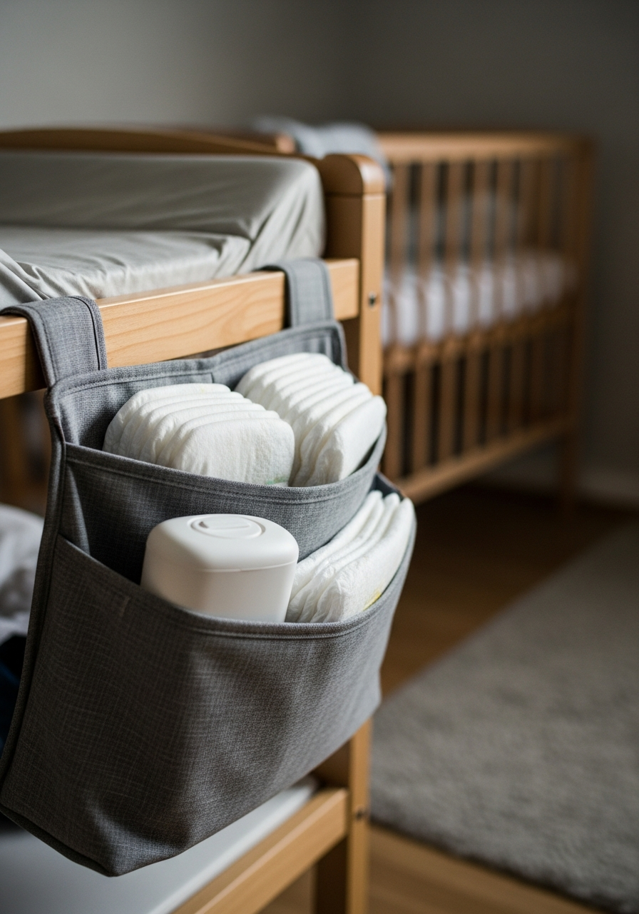 7. Hanging Diaper Caddy