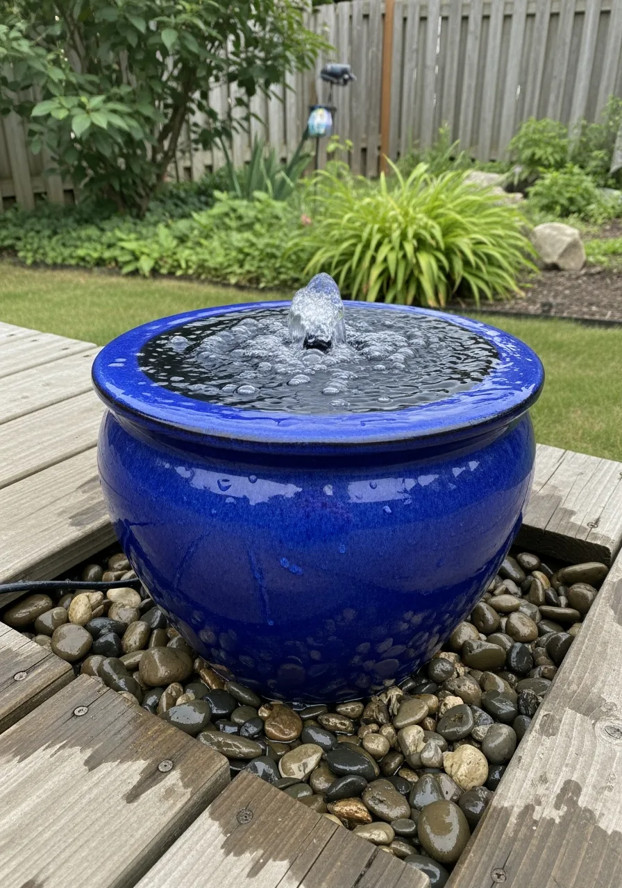11. Small Bubbler Fountain for Patio