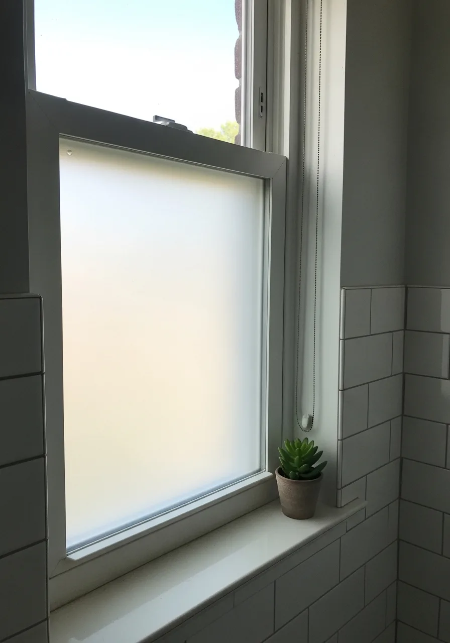 1. Frosted Glass Window Film