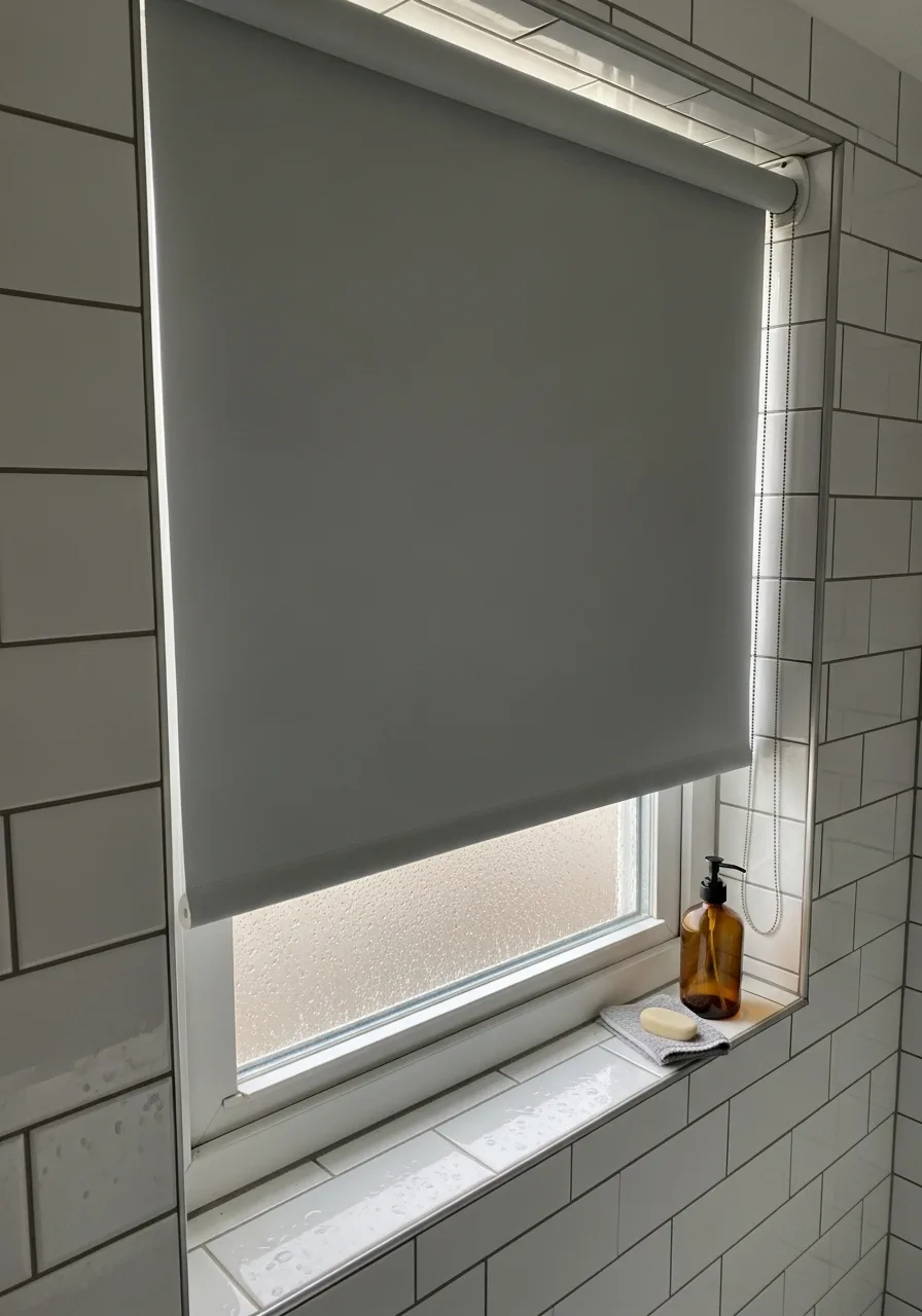 4. Waterproof Roller Shades