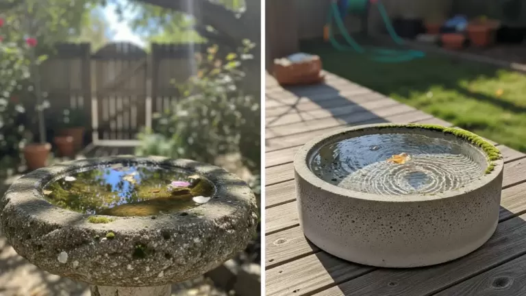 50 Practical Bird Bath Ideas