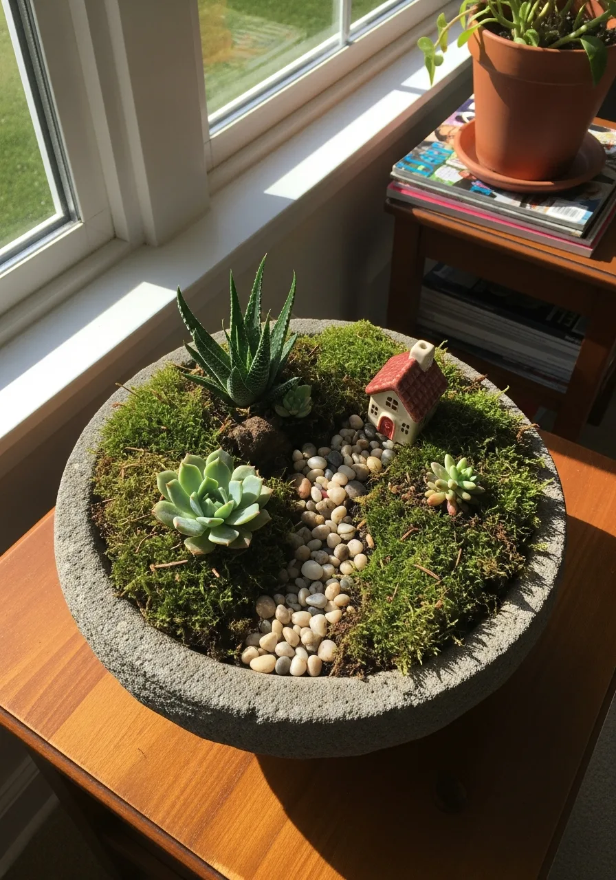 26. Fairy Garden Bird Bath