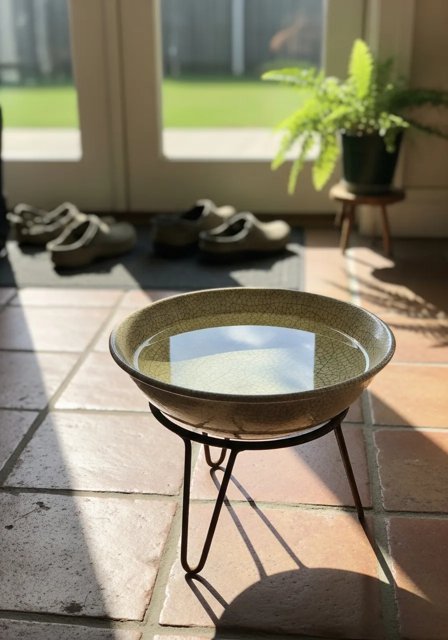 31. Old Bowl on Stand