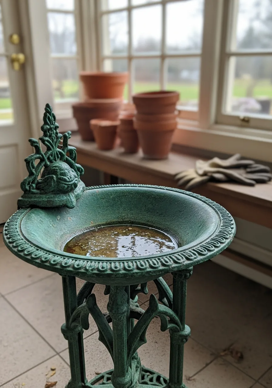 4. Vintage Victorian Bird Bath