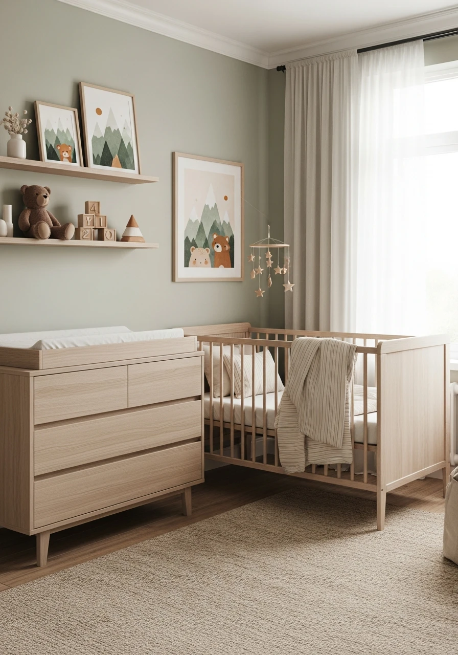 Neutral Earth Tones - 30 Adorable Boy Nursery Themes You'll Love