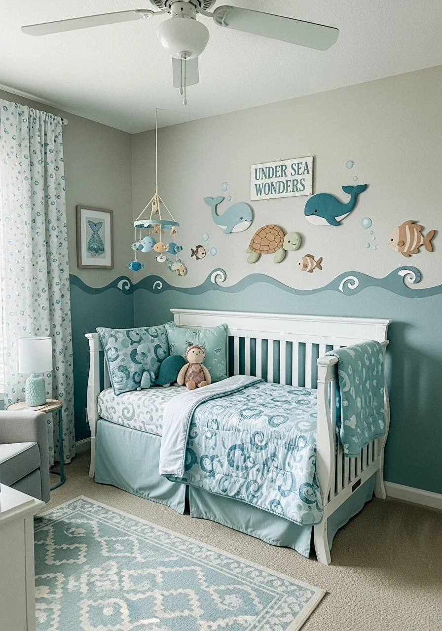 Under the Sea Wonders - 30 Adorable Boy Nursery Themes You'll Love