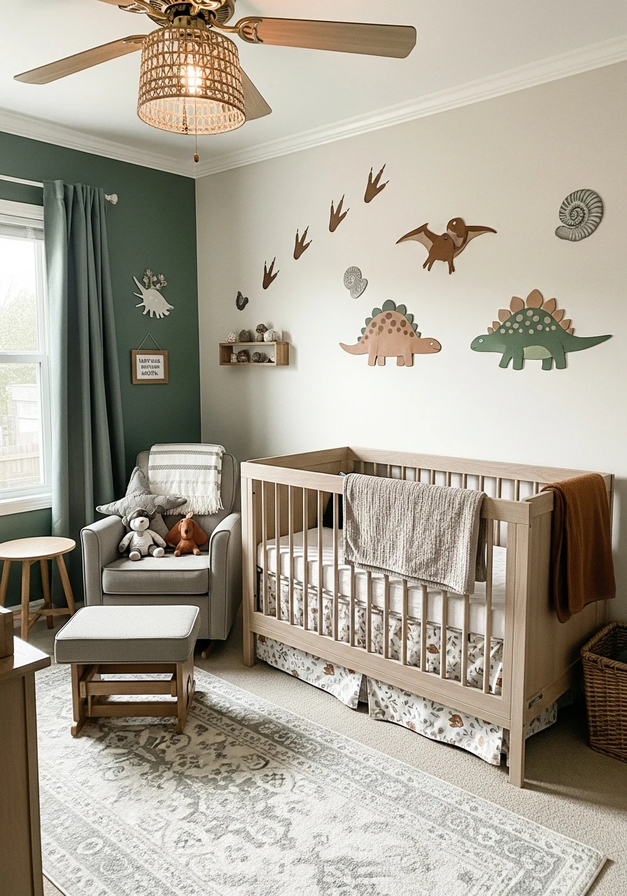 Dinosaur Exploration - 30 Adorable Boy Nursery Themes You'll Love