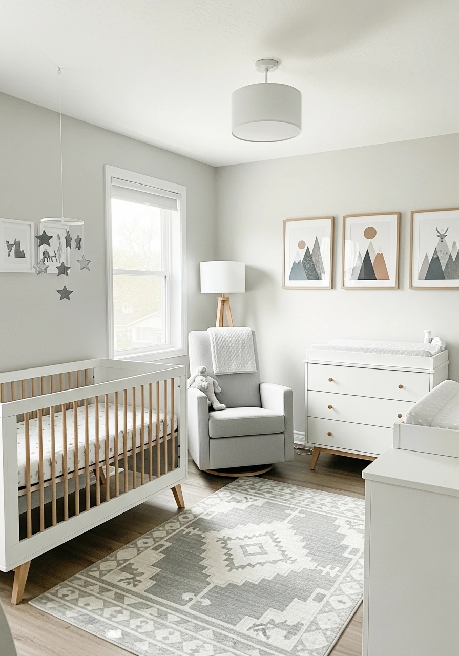 Minimalist Modern Style - 30 Adorable Boy Nursery Themes You'll Love