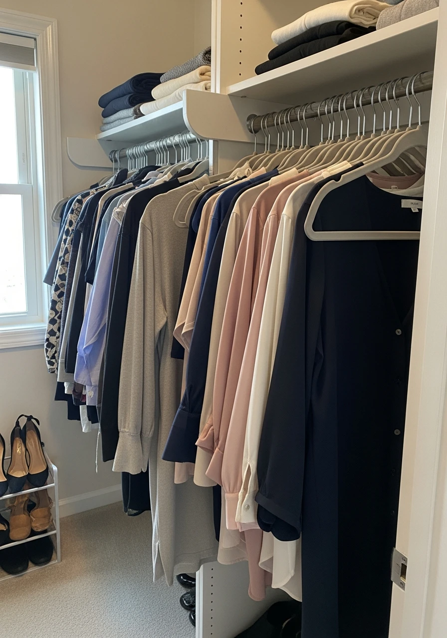 Velvet Non-Slip Hangers - 50 Smart Clothes Storage Ideas